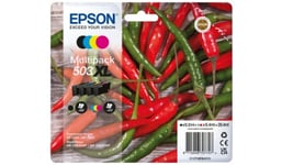 Epson 503XL Multipack, svart/gul/cyan/magenta