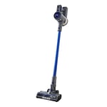 Tower T513004 VL40 Pro 3-in-1 Cordless Vacuum Cleaner with Cyclonic Suction, Turbo Pet and Upholstery Brush, 22.2v Li-ion, Brushless Motor, Blue & Grey