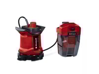 Einhell Ge-Dp 18/25 Ll Li, 153 W, Batteri, 0,5 Bar, 7000 L/H, Svart, Röd - Solo