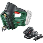 Bosch Home and Garden - Pompe à air - UniversalPump 18V & Kit de démarrage - Pack batterie et chargeur pour outils sans fil 18 V (1X batterie 2,5 Ah, 1 X chargeur classique)