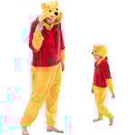 Snug Fit Unisex Vuxen Onesie Pyjamas, Flanell Cosplay Animal One Piece Halloween kostym Sovkläder Hemkläder Q  L Pooh XL