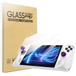 ASUS ROG Ally 7 Tempered Glass Screen Protector, Transparent HD Clear, 9H Hardness, Anti-Scratch