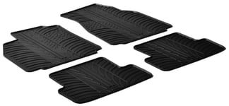 Gummimattor lampliga for Renault Megane II från 2002 TDesign 4delad monteringsklammor