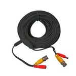 BNC DC POWER CAMERA EXTENSION CABLE CCTV SECURITY CAMERA DVR VIDEO LEAD 20M