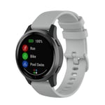 New Watch Straps For Garmin Vivoactive 4 22mm Silicone Strap(White) (Color : Gray)