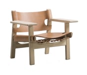 The Spanish Chair - Natur Läder/Såpad Ek