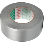 Textiltejp, B: 50 mm, silver, 50 m/ 1 rl.
