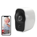 smzzz Child Monitor AudioWiFi 1080P Indoor Wireless with Motion Detection Built-in Microphone Two-way Audio Home Waterproof To Ensure Baby Safety Clear