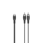 Adapter Audio Subwoofer 2x RCA-kontakter till RCA-uttag