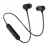 XT 6 Wireless Bluetooth Earphones Metal Magnetic Sport Running Jogging Headset