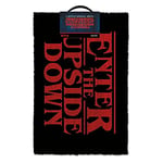 Pyramid International Stranger Things Coir Doormat with Enter The Upside Down Quote 40cm x 60cm - Official Merchandise