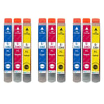 9 C/M/Y Ink Cartridges XL for Epson Expression Premium XP-630, XP-645, XP-900