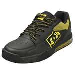 DC Shoes Versatile Le Mens Black Yellow Skate Trainers - 7 UK