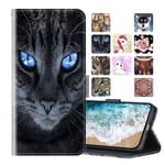 Cherfucome Phone Case for iPhone 12 Pro Max Case Leather Wallet Phone Cover IPHONE 12 Pro Max Cover Leather Case [Card Slots] [Kickstand] [Magnetic Closure] [A03*Cat]