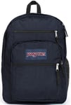 Jansport Big Student Recycled Rucksack Backpack H2O Pocket In Navy Size 34L