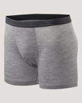 Greater Than A Base Wool Boxer Grey Melange - XL