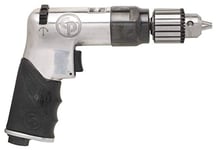 CP789R-42-3/8 Inch (10 mm) Air Drill, Reversible, Keyed Chuck, Aluminum Housing, Pistol Handle, 0.43 HP / 320 W, Stall Torque 1.8 ft. lbf / 2.5 Nm - 4200 RPM