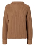 Selected Femme Slfselma Ls Knit Pullover Noos Brun