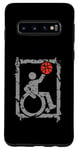 Coque pour Galaxy S10 Basketball en fauteuil roulant