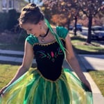 Frozen Princess Anna Cosplay Kostym för Vuxna Dam Cosplay Anna Klänning Halloween Party Fancy Dress Up L