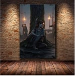 Zhuangzi The Last of Us Game Poster Zombie Survival Horror Action HD Poster Frameless Canvas Painting Modern Home Decor for mural 50x70cm L1470