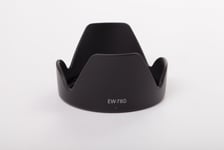 vhbw Pare-soleil compatible avec Canon EF-S 18-200mm f/3.5-5.6 IS - Cache, noir, plastique, tulipe