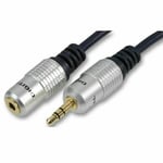 3.5mm Jack AUX Extension Cable Lead Stereo Plug Socket Headphone GOLD OFC 5m