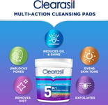 Clearasil 5-In-1 65 Ultra Cleansing Pads, Pack Of 4