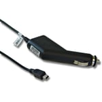 Câble de chargement pour allume-cigare pour GPS avec branchement mini-usb avec un recepteur TMC intégré, comme GARMIN Nüvi, Zumo, Streetpilot