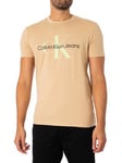 Calvin Klein JeansSeasonal Monologo T-Shirt - Warm Sand