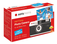 AgfaPhoto Analog Kamera Half Frame 35mm Svart