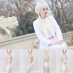 Beastars Rabbit Haru Cosplay Costume Wig Long/short White Gold H B Long Hair Only