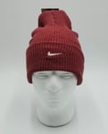 Nike Utility Solo Swoosh Beanie Soft Knit Hat Canyon Rust NSW Mens Unisex New