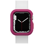 OtterBox All Day Watch Bumper for Apple Watch Series 9/8/7 - 41mm, Shockproof, Drop proof, Sleek Protective Case for Apple Watch, Guards Display and Edges, Pink/Red