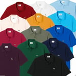 Lacoste Men's L1212 Polo Shirt Cotton Classic Fit - All Colours - Size 3 4 5 6 7