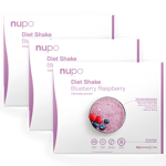 3 x Nupo Diet Shake Blueberry Raspberry (960 g)