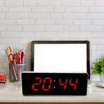 Digital Led Calendar Clock Temperature Wall Clocks Eu Plug 1 36*13*3cm