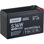 Supply S36W Batterie Décharge Lente 12V 9Ah agm Solaire au Plomb 151 x 65 x 93,5 mm - Accurat