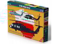 Olymp Flygplansmodell Av Sikorsky S-70I 1:72 F-23 Helikopter Att Limmas Ihop