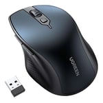 Ugreen ergonomisk trådløs mus Bluetooth 2,4 GHz - Blå