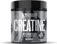 Creatine Monohydrate Powder 300g - Warrior - Unflavoured - 60 Servings