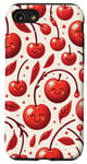 iPhone SE (2020) / 7 / 8 iPhone 14 Pro Max Cherry Case Red & White Fun & Cool Case