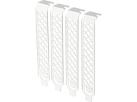 Silverstone Sst-Aeroslots2w - Pci Slot Covers, 4 Stycken - Vit