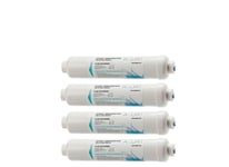 4x Inline fridge water filters coolers compatible with SAMSUNG LG DAEWOO ARISTON