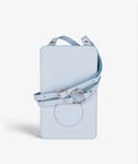The Case Factory Smart Crossbody Väska Vegetable Tanned Smiley Blå