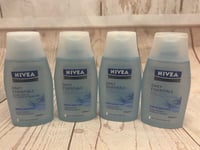 4x 125ml Nivea Daily Essentials Extra Gentle Eye Make Up Remover