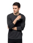 Jack Wolfskin Men's Pack & Go Sweatshirt, Black, XXL