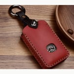 For Mazda 3 Alexa CX4 CX5 CX8 2019 2020, Leather Auto Car Styling Key Case Car Holder Shell Remote Cover keychain
