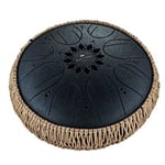 Meinl Sonic Energy MOSTD1BK Medium Octave Steel Tongue Drum/B Minor/Black
