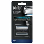 Braun 83M Series 8 Shaver Replacement Head Cassette Foil & Cutter - Matt Silver